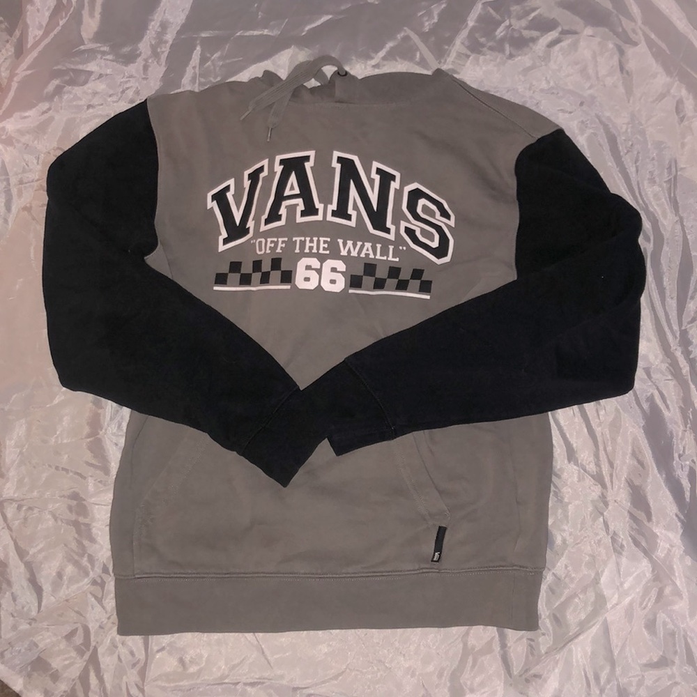 Vans black & gray hoodie